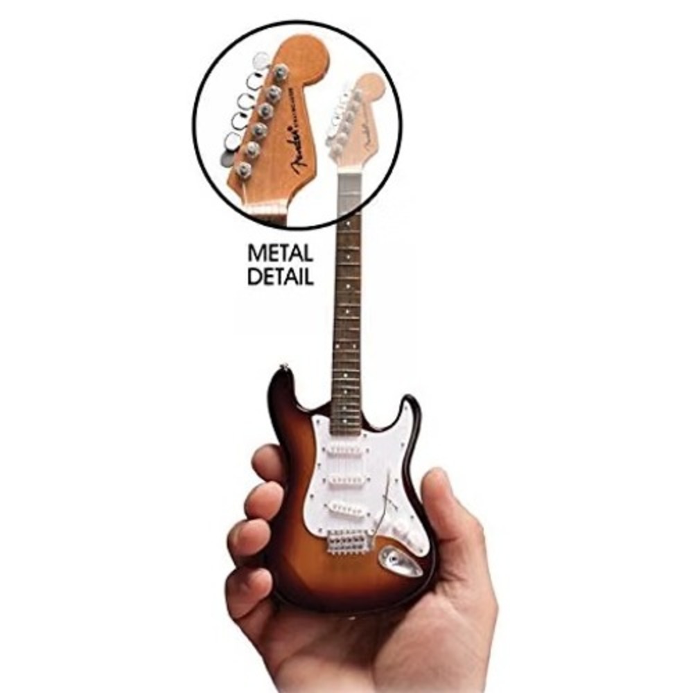 NIB- Axe Heaven Mini Guitar John Lennon Fab Four Tribute 1:4 Scale Black Replica - Picture 4 of 6